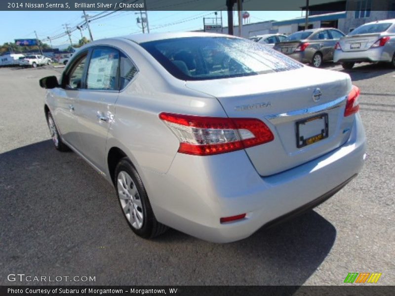 Brilliant Silver / Charcoal 2014 Nissan Sentra S