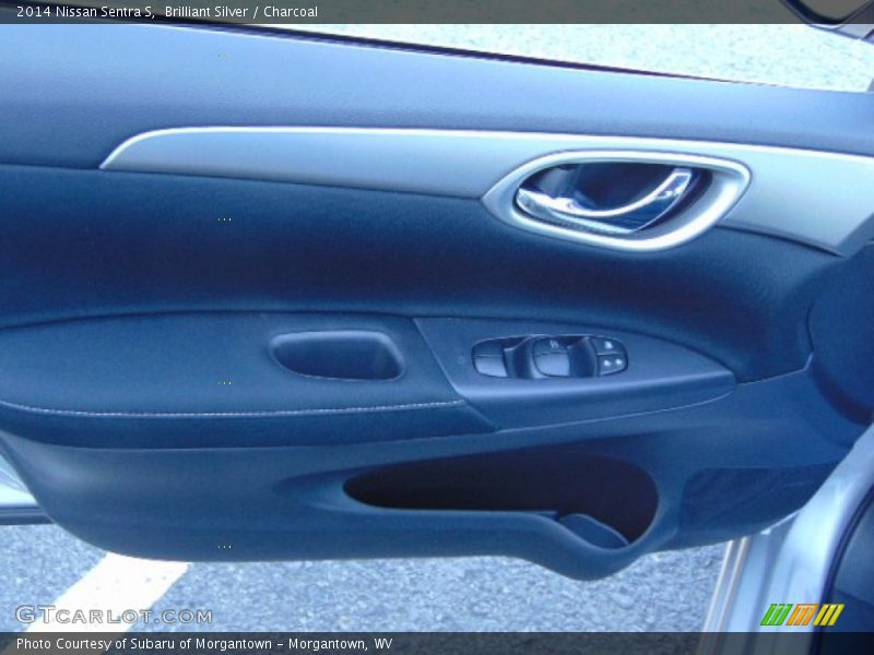 Brilliant Silver / Charcoal 2014 Nissan Sentra S