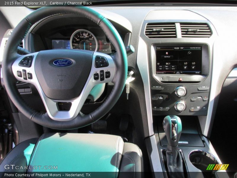 Caribou / Charcoal Black 2015 Ford Explorer XLT