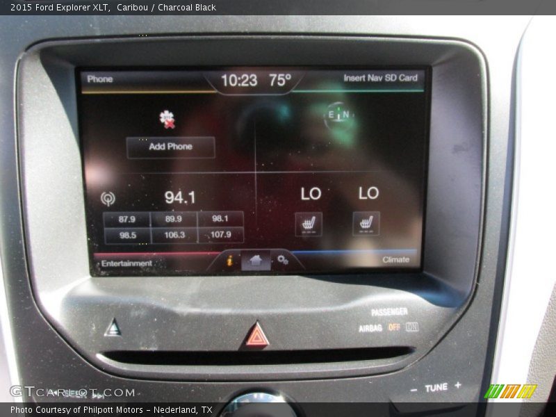 Caribou / Charcoal Black 2015 Ford Explorer XLT