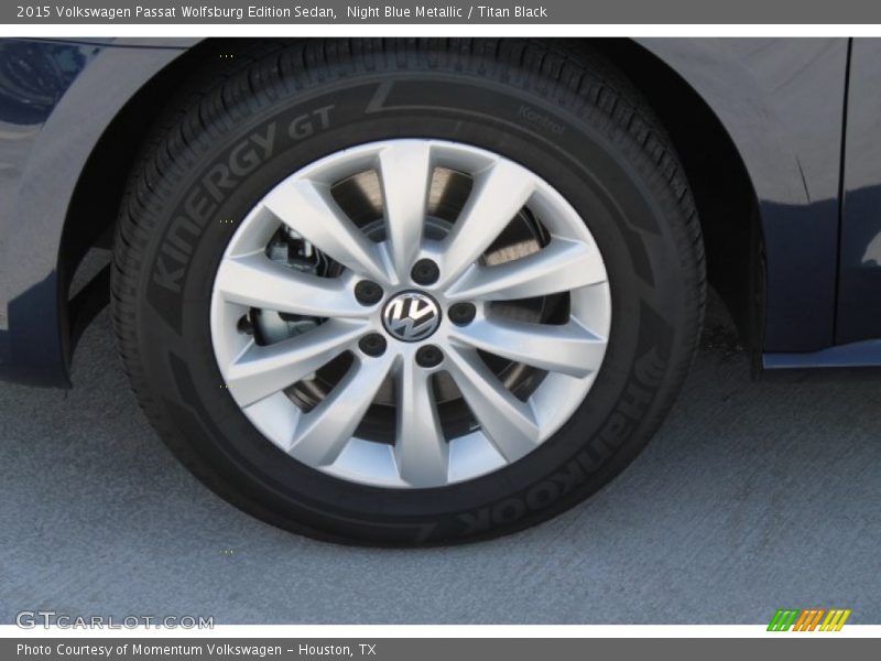 Night Blue Metallic / Titan Black 2015 Volkswagen Passat Wolfsburg Edition Sedan