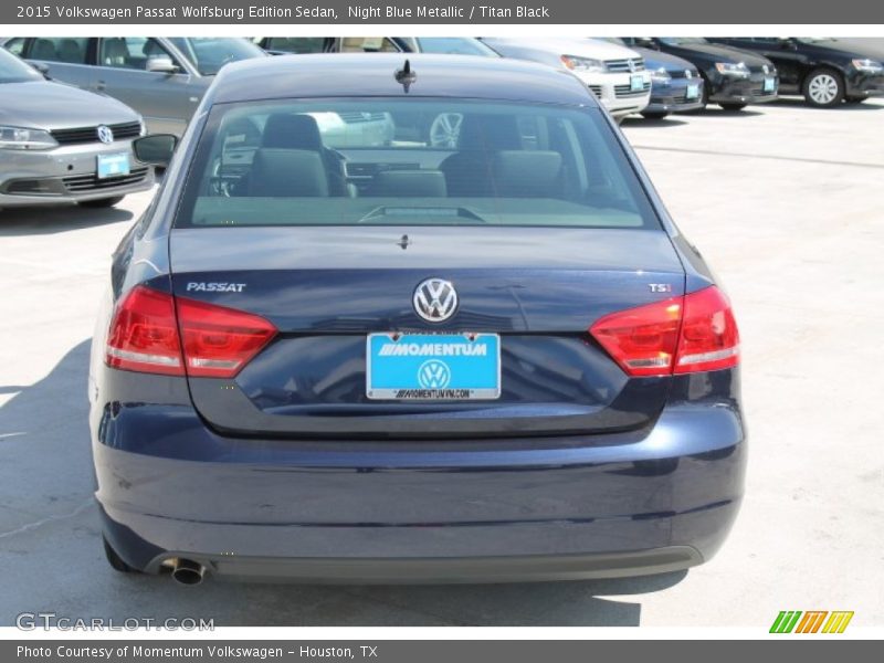 Night Blue Metallic / Titan Black 2015 Volkswagen Passat Wolfsburg Edition Sedan