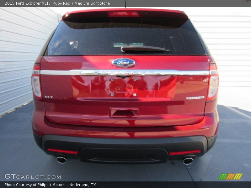 Ruby Red / Medium Light Stone 2015 Ford Explorer XLT