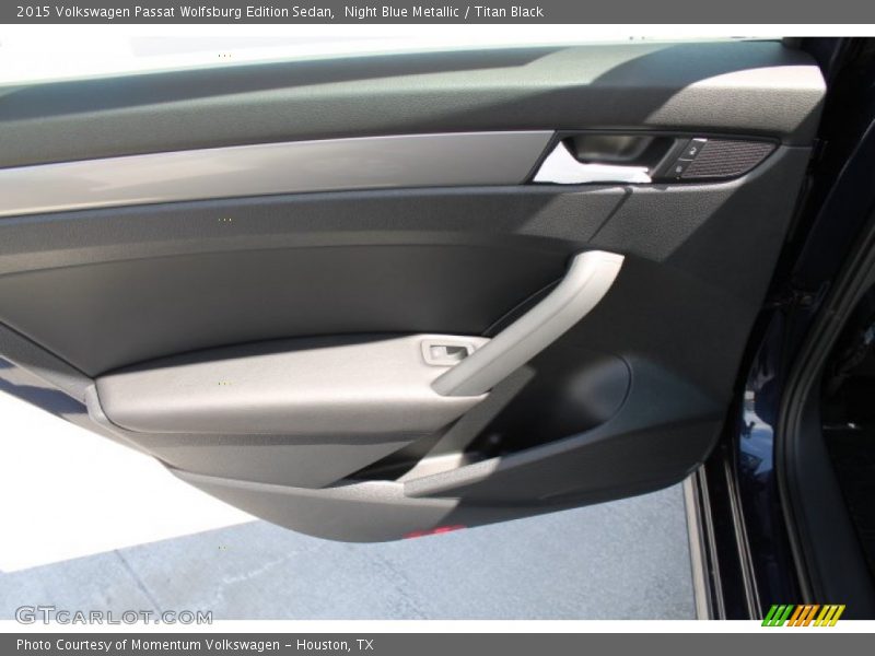 Night Blue Metallic / Titan Black 2015 Volkswagen Passat Wolfsburg Edition Sedan