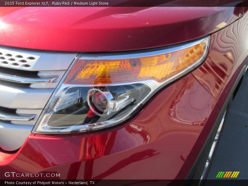 Ruby Red / Medium Light Stone 2015 Ford Explorer XLT
