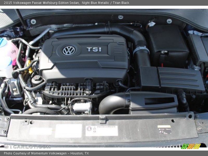 Night Blue Metallic / Titan Black 2015 Volkswagen Passat Wolfsburg Edition Sedan