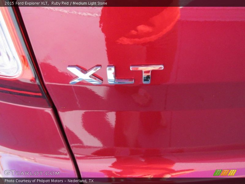 Ruby Red / Medium Light Stone 2015 Ford Explorer XLT