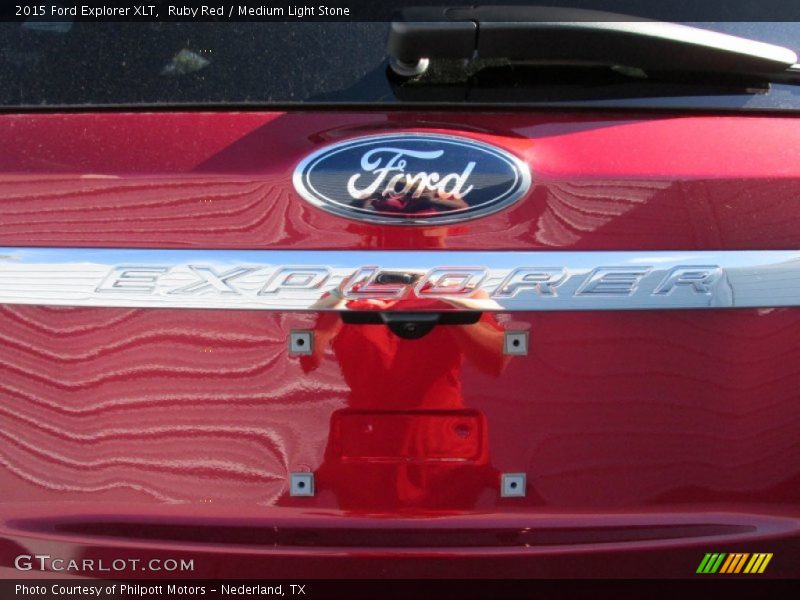 Ruby Red / Medium Light Stone 2015 Ford Explorer XLT