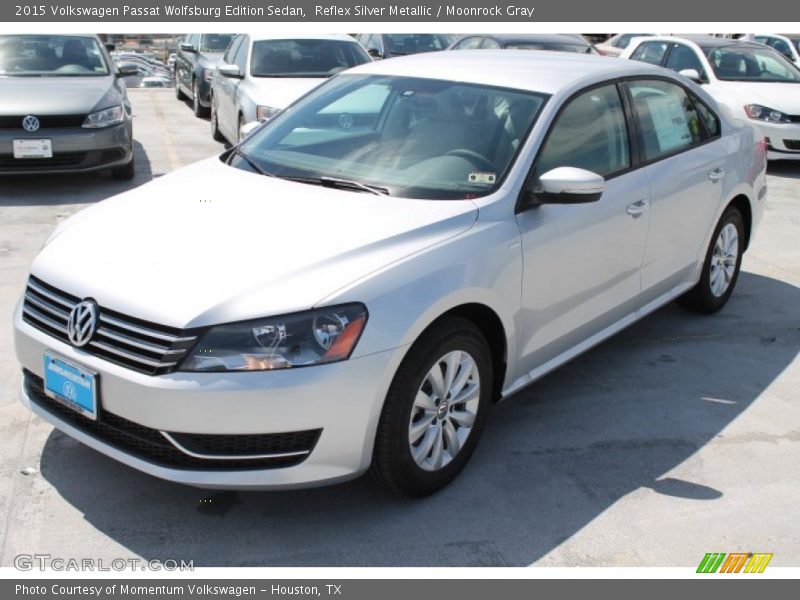 Reflex Silver Metallic / Moonrock Gray 2015 Volkswagen Passat Wolfsburg Edition Sedan