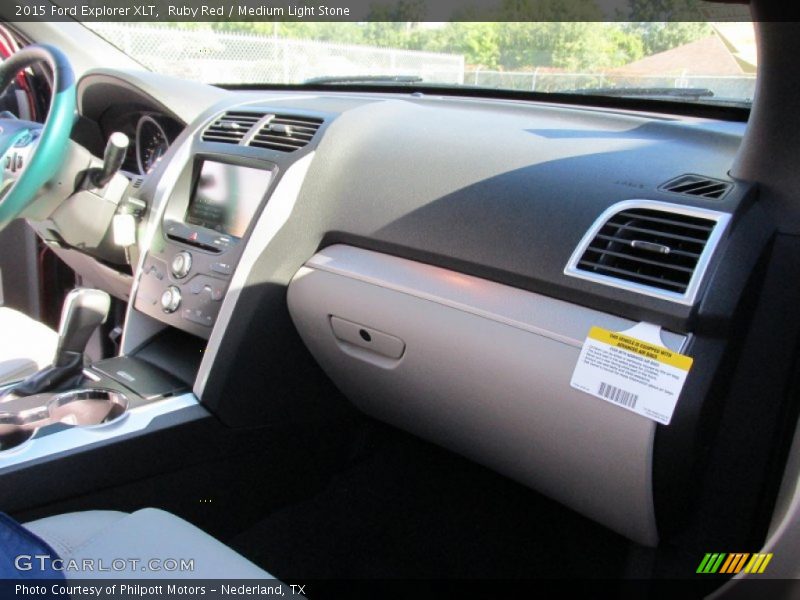 Ruby Red / Medium Light Stone 2015 Ford Explorer XLT