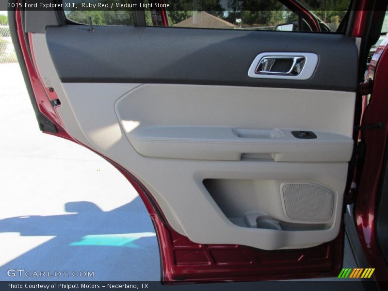 Ruby Red / Medium Light Stone 2015 Ford Explorer XLT