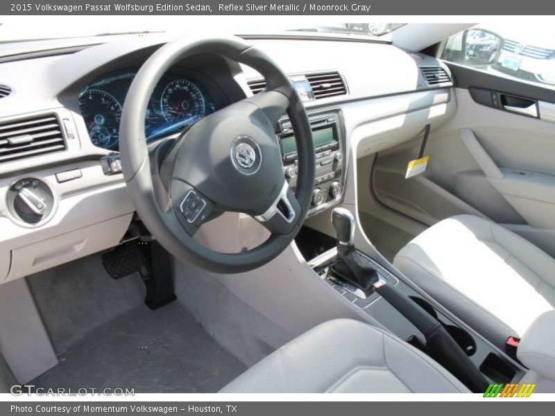 Moonrock Gray Interior - 2015 Passat Wolfsburg Edition Sedan 
