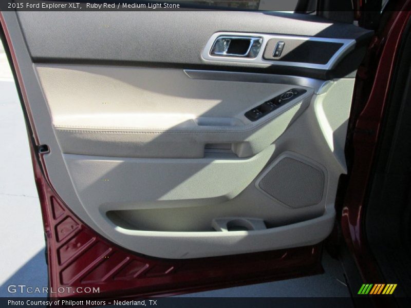 Ruby Red / Medium Light Stone 2015 Ford Explorer XLT