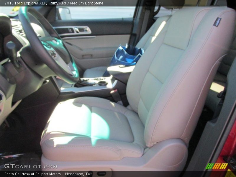 Ruby Red / Medium Light Stone 2015 Ford Explorer XLT