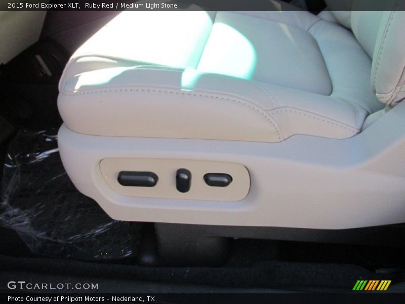 Ruby Red / Medium Light Stone 2015 Ford Explorer XLT