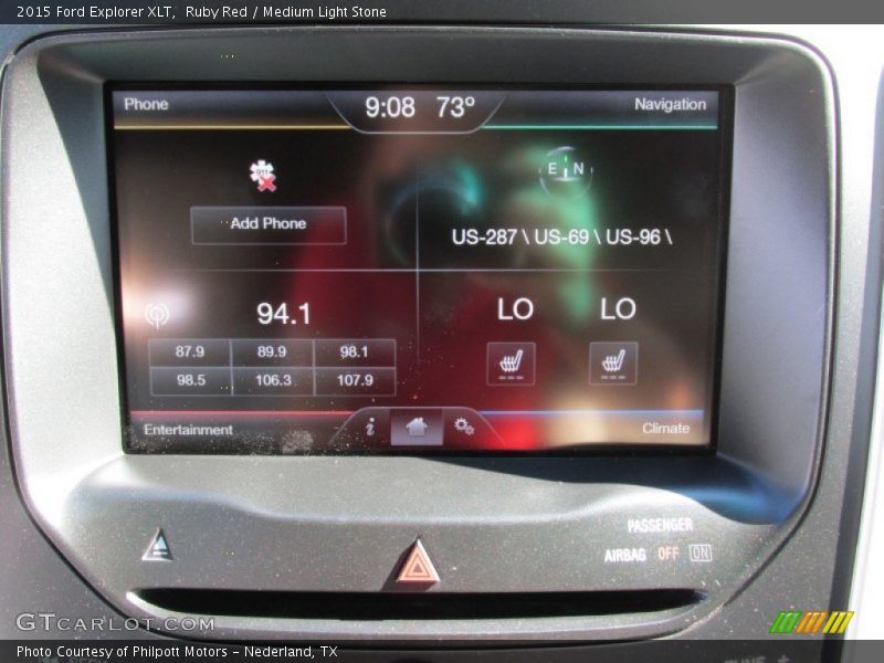 Ruby Red / Medium Light Stone 2015 Ford Explorer XLT