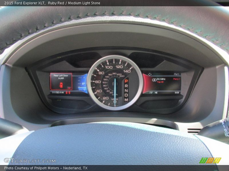 Ruby Red / Medium Light Stone 2015 Ford Explorer XLT