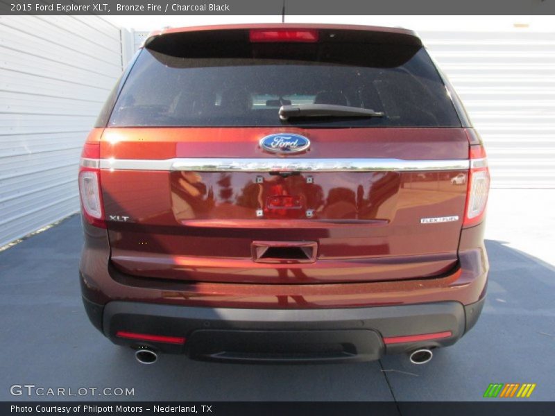Bronze Fire / Charcoal Black 2015 Ford Explorer XLT