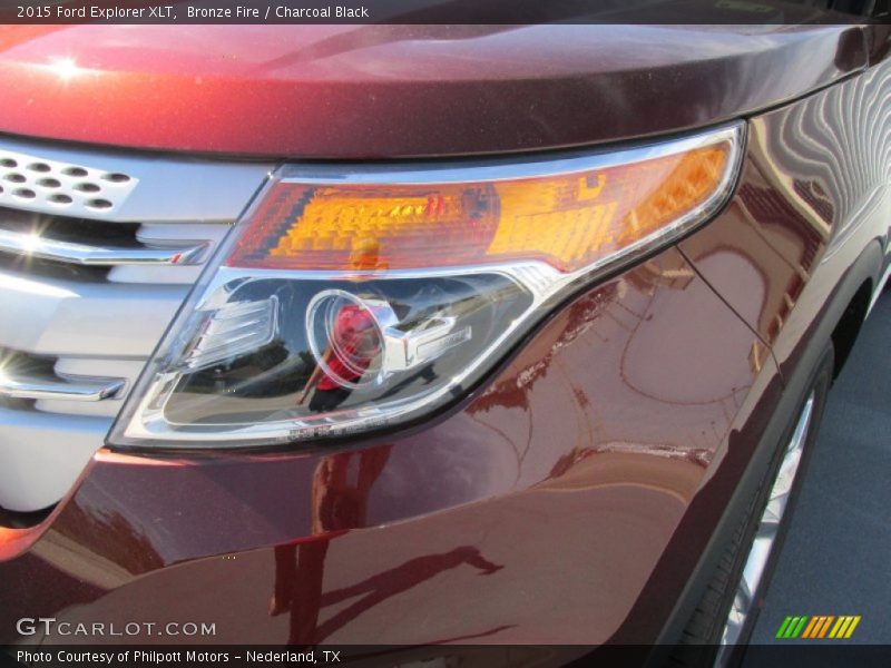Bronze Fire / Charcoal Black 2015 Ford Explorer XLT