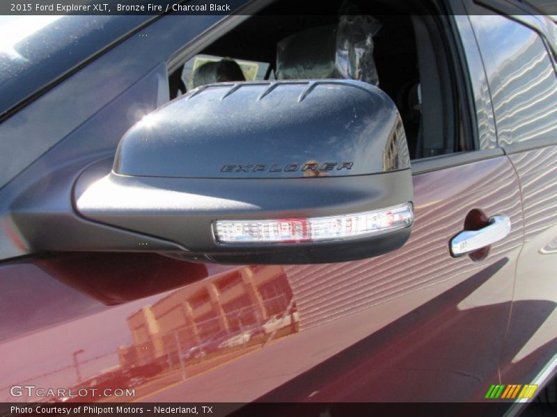 Bronze Fire / Charcoal Black 2015 Ford Explorer XLT