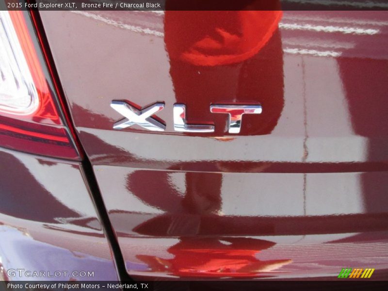 Bronze Fire / Charcoal Black 2015 Ford Explorer XLT