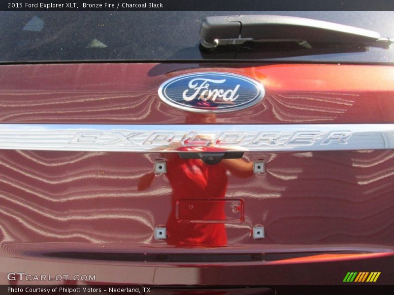 Bronze Fire / Charcoal Black 2015 Ford Explorer XLT