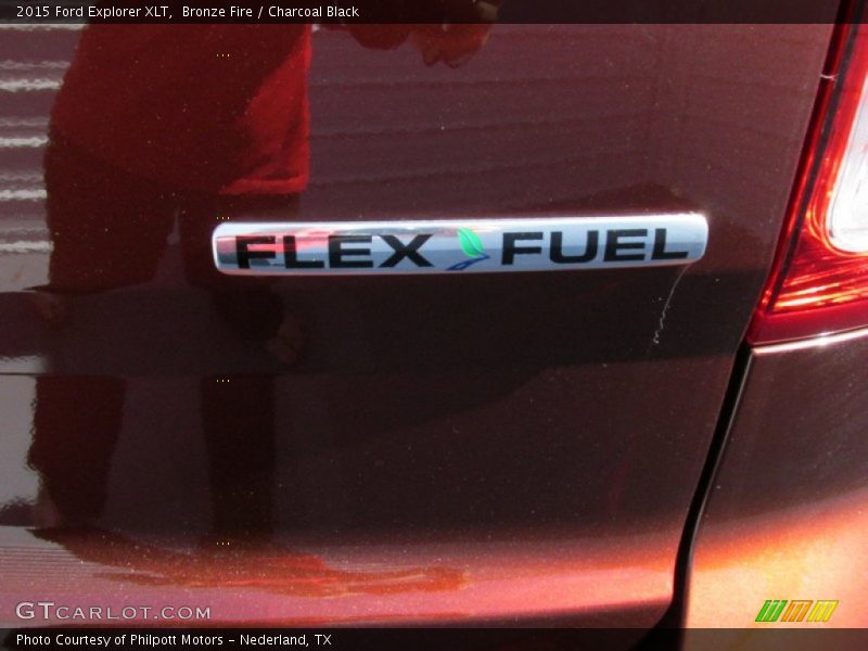 Bronze Fire / Charcoal Black 2015 Ford Explorer XLT