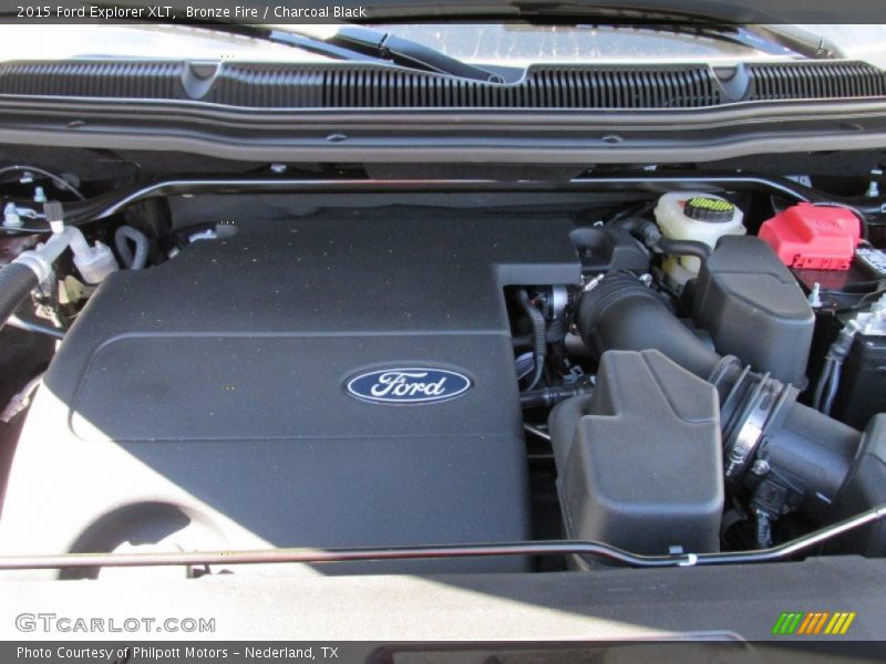Bronze Fire / Charcoal Black 2015 Ford Explorer XLT