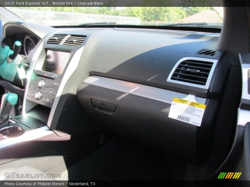 Bronze Fire / Charcoal Black 2015 Ford Explorer XLT