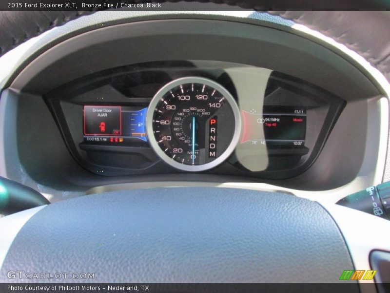 Bronze Fire / Charcoal Black 2015 Ford Explorer XLT