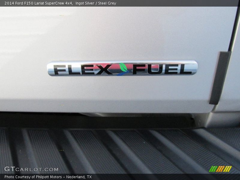 Ingot Silver / Steel Grey 2014 Ford F150 Lariat SuperCrew 4x4