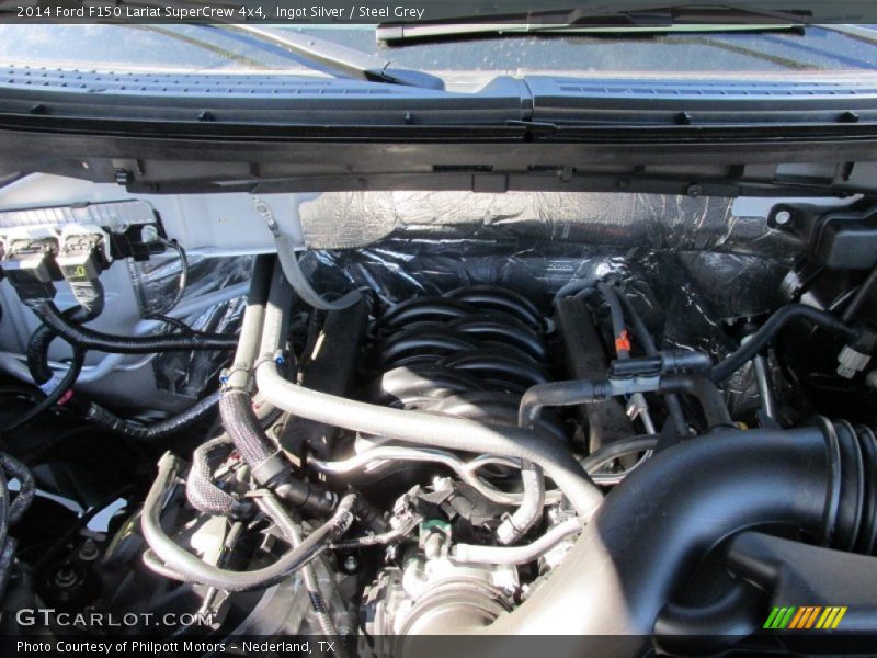 Ingot Silver / Steel Grey 2014 Ford F150 Lariat SuperCrew 4x4