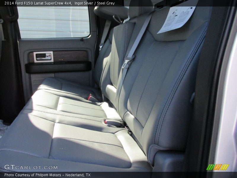 Ingot Silver / Steel Grey 2014 Ford F150 Lariat SuperCrew 4x4