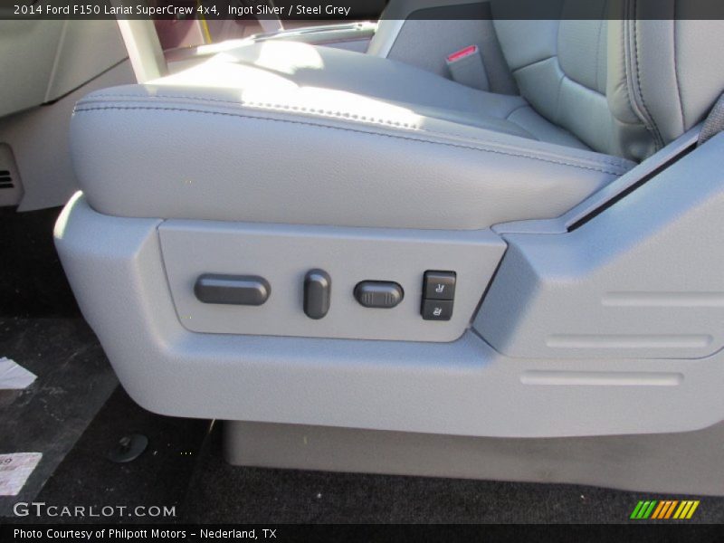 Ingot Silver / Steel Grey 2014 Ford F150 Lariat SuperCrew 4x4