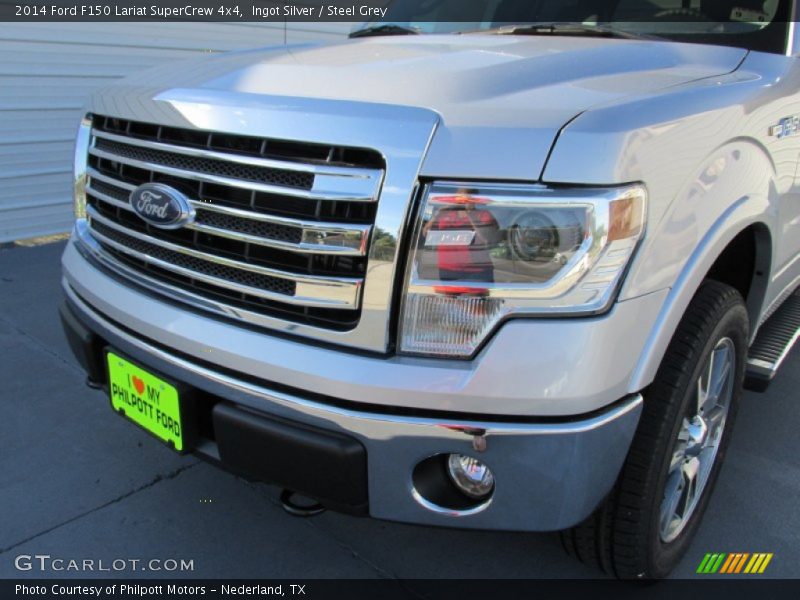 Ingot Silver / Steel Grey 2014 Ford F150 Lariat SuperCrew 4x4