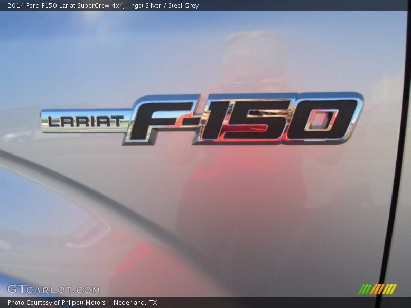 Ingot Silver / Steel Grey 2014 Ford F150 Lariat SuperCrew 4x4