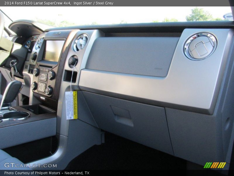 Ingot Silver / Steel Grey 2014 Ford F150 Lariat SuperCrew 4x4