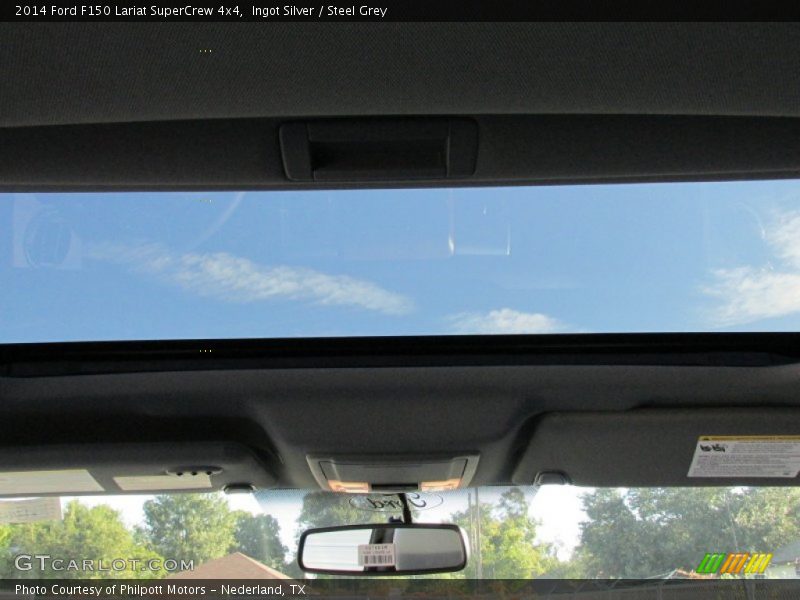 Ingot Silver / Steel Grey 2014 Ford F150 Lariat SuperCrew 4x4