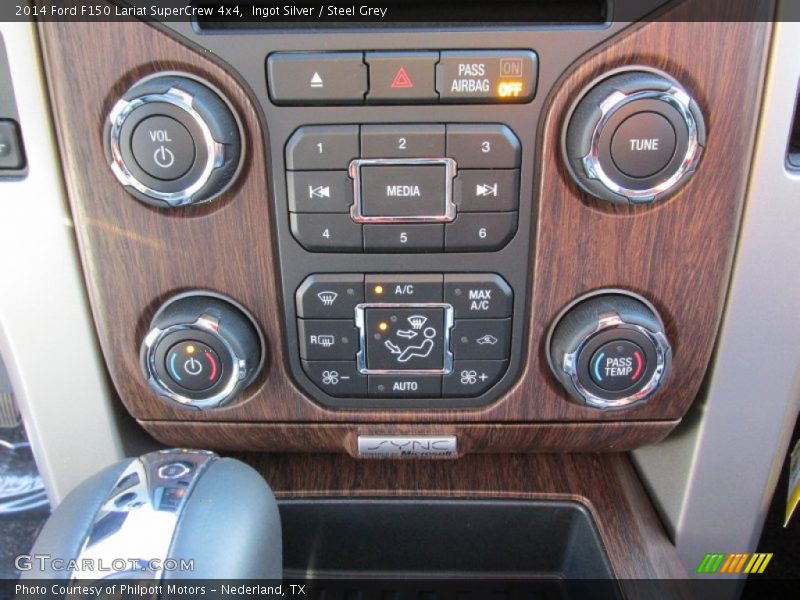 Ingot Silver / Steel Grey 2014 Ford F150 Lariat SuperCrew 4x4