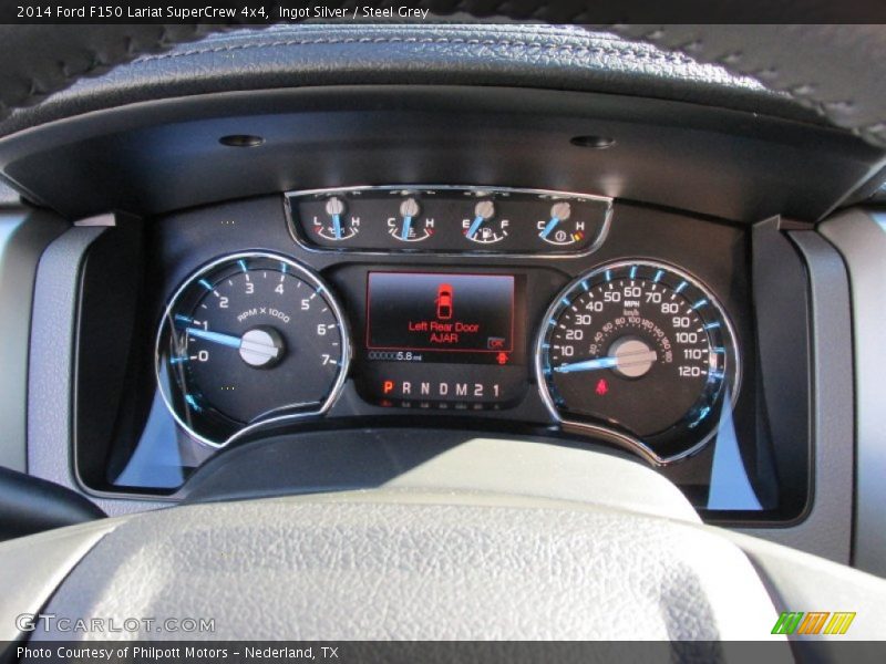 Ingot Silver / Steel Grey 2014 Ford F150 Lariat SuperCrew 4x4