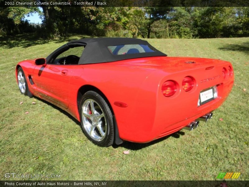 Torch Red / Black 2002 Chevrolet Corvette Convertible