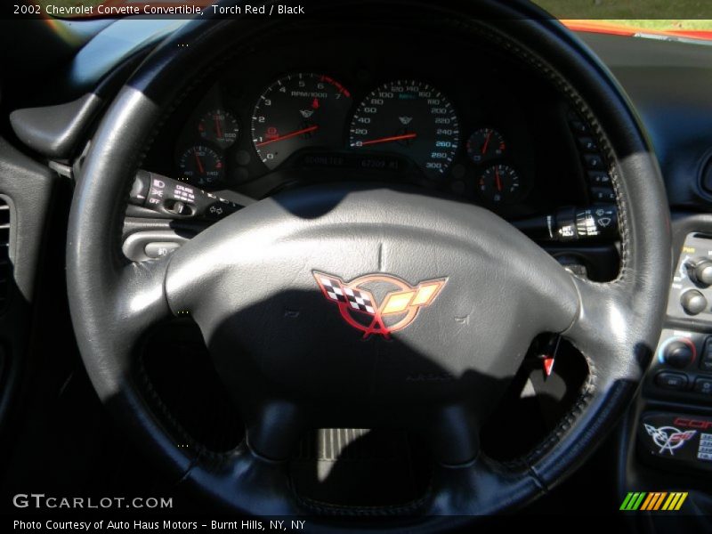 Torch Red / Black 2002 Chevrolet Corvette Convertible