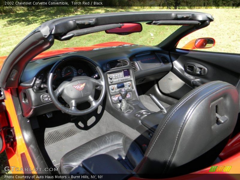 Torch Red / Black 2002 Chevrolet Corvette Convertible