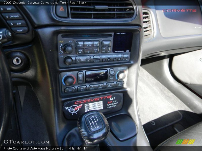 Torch Red / Black 2002 Chevrolet Corvette Convertible