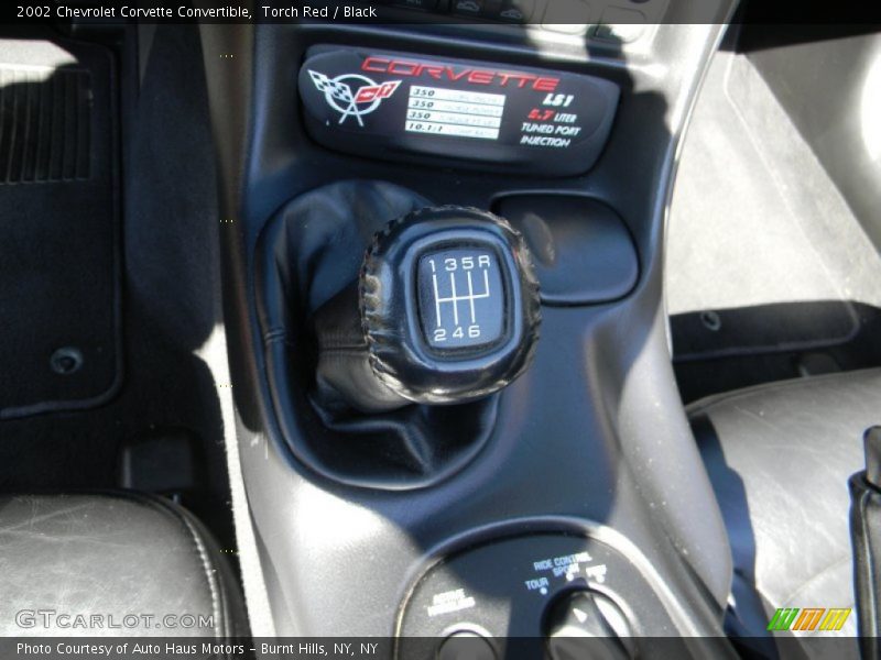 Torch Red / Black 2002 Chevrolet Corvette Convertible