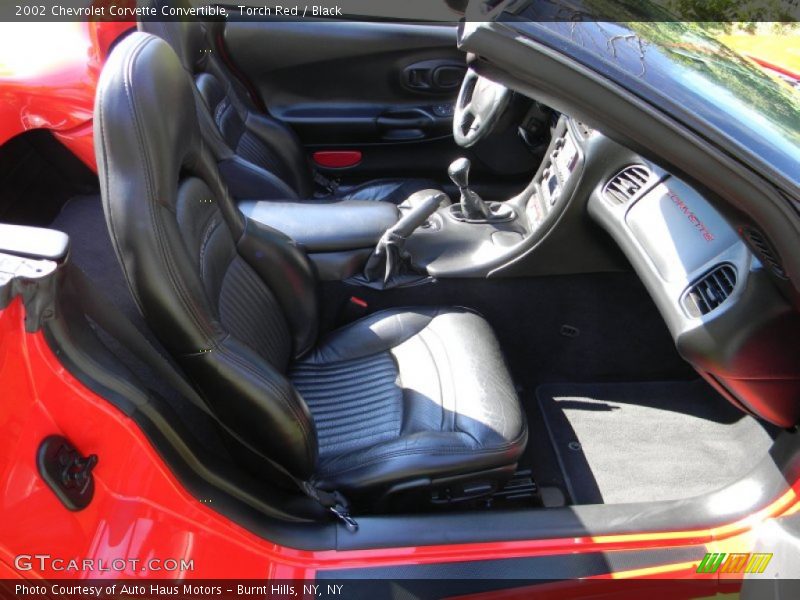 Torch Red / Black 2002 Chevrolet Corvette Convertible