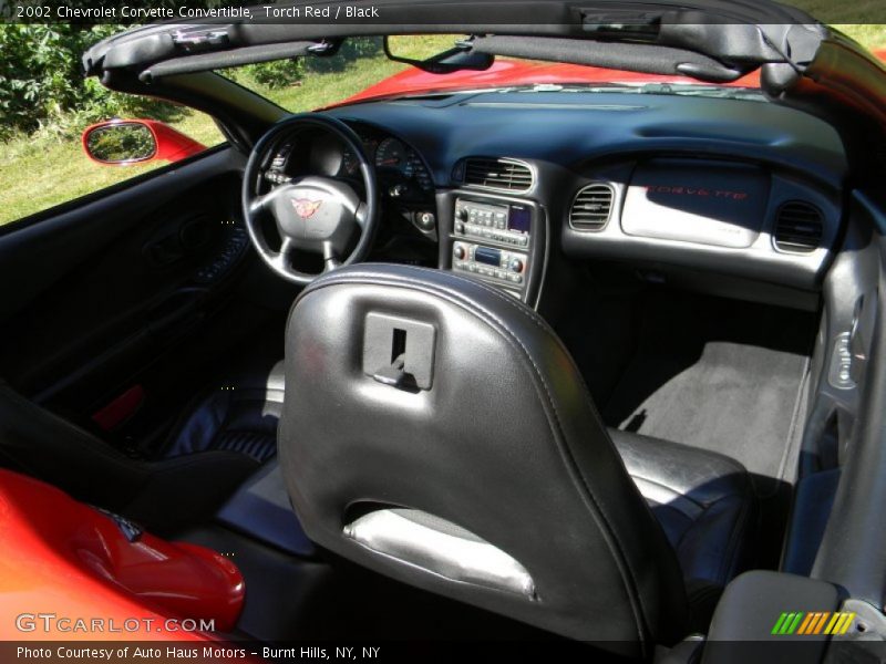 Torch Red / Black 2002 Chevrolet Corvette Convertible