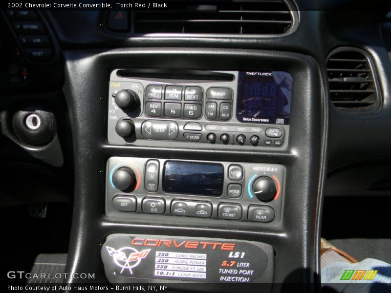 Torch Red / Black 2002 Chevrolet Corvette Convertible