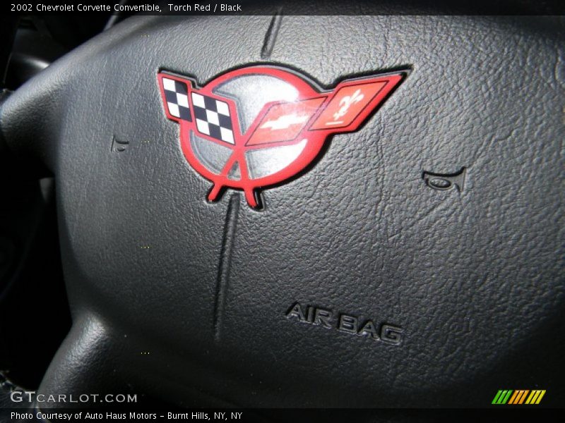 Torch Red / Black 2002 Chevrolet Corvette Convertible