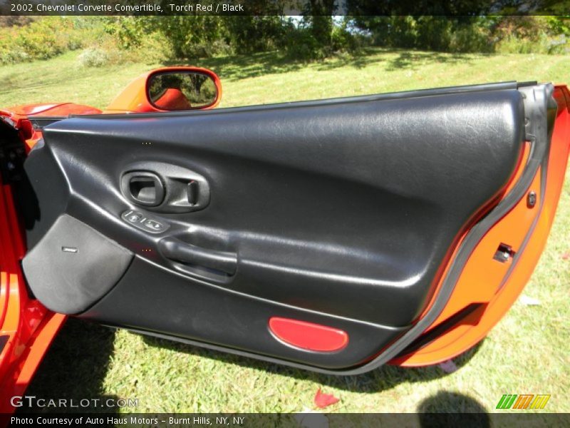 Torch Red / Black 2002 Chevrolet Corvette Convertible